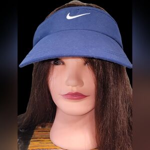 Nike Dri-Fit Ace  Adjustable Navy Blue Visor
